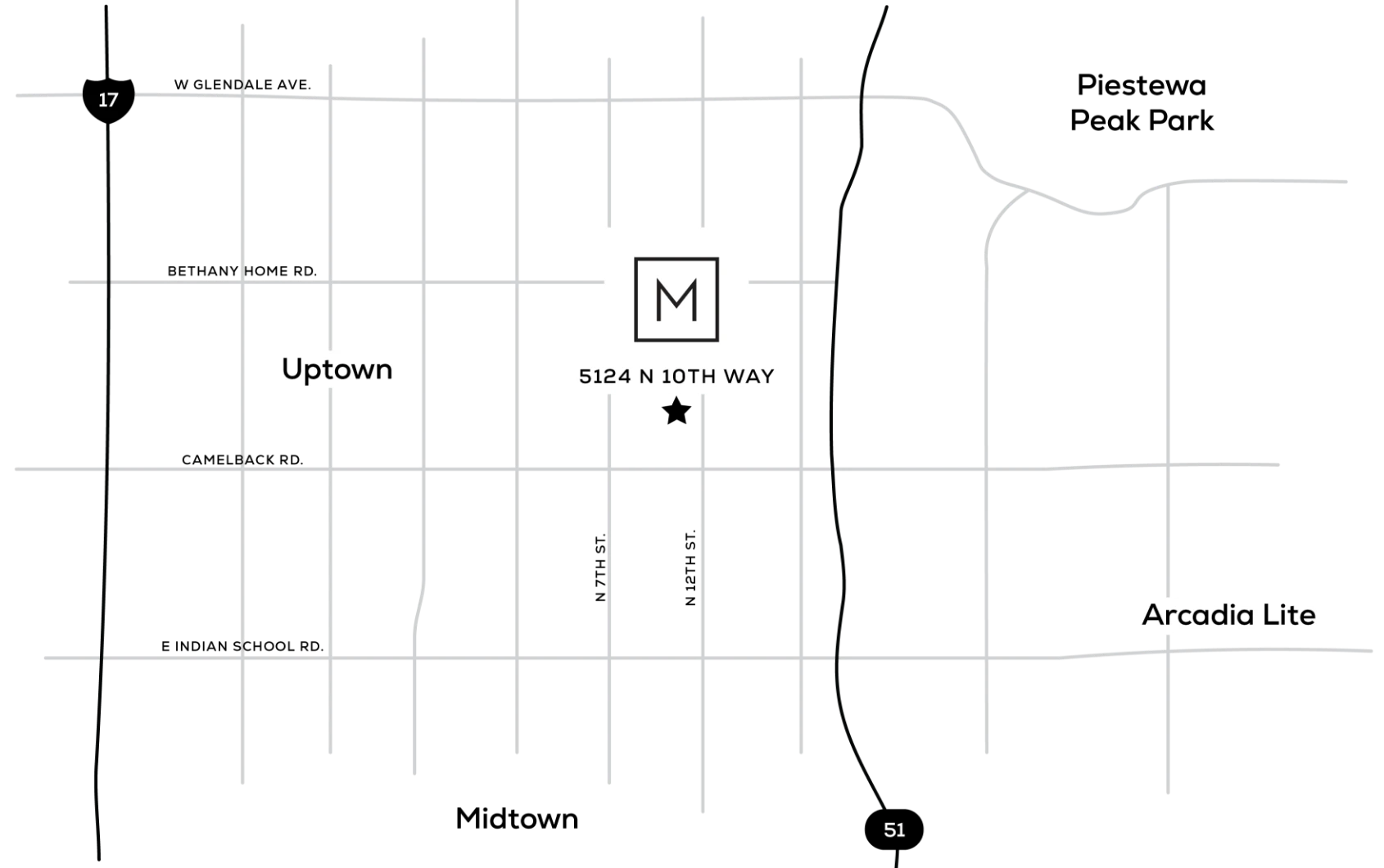 Madison by TJH Location Map